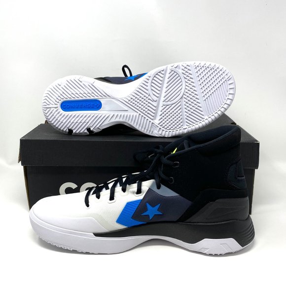 Converse G4 Eva Hi Top Sneakers Men's Lace Basketball White Black Canvas 166804C - Picture 2 of 9